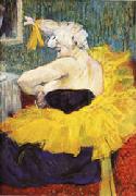 Henri de toulouse-lautrec The Lady Clown Chau-U-Kao oil